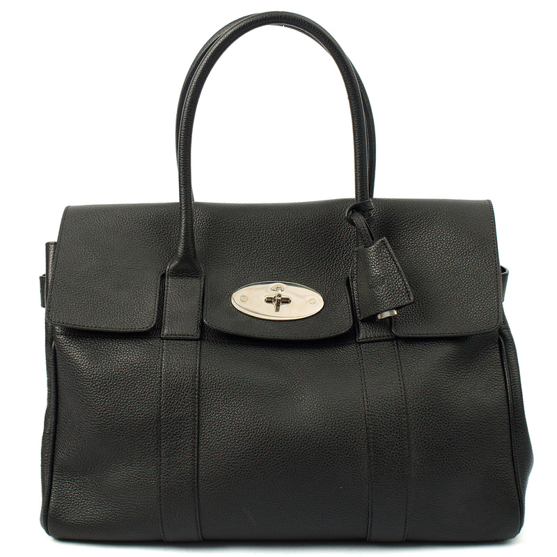 Picture of Mulberry Tote Bayswater Heritage in Black, Leather