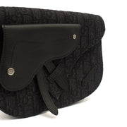 Picture of Christian Dior Cross Body Homme - Saddle Bag in Black, Fabric