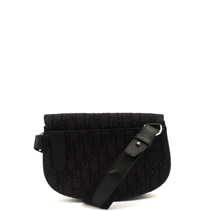 Picture of Christian Dior Cross Body Homme - Saddle Bag in Black, Fabric