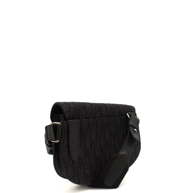Picture of Christian Dior Cross Body Homme - Saddle Bag in Black, Fabric