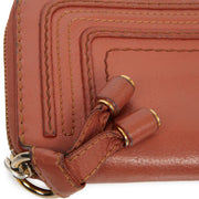 Picture of Chloe Marcie Wallet in Pink, Calfskin Leather