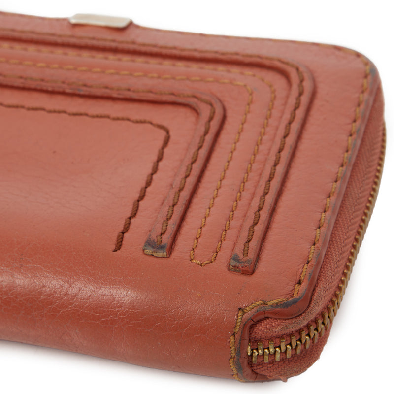 Picture of Chloe Marcie Wallet in Pink, Calfskin Leather