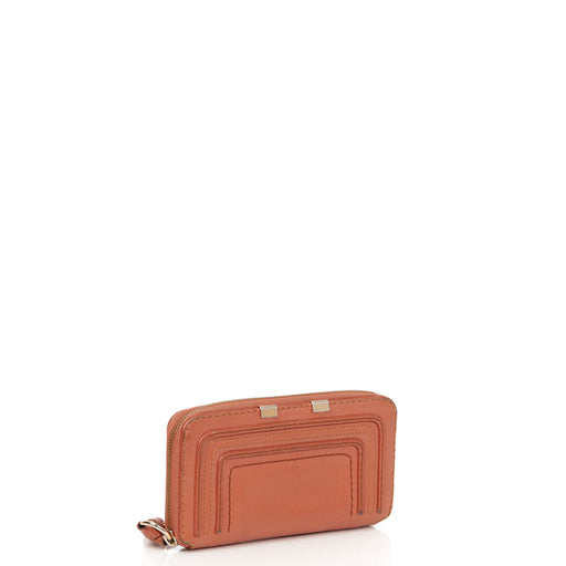 Picture of Chloe Marcie Wallet in Pink, Calfskin Leather