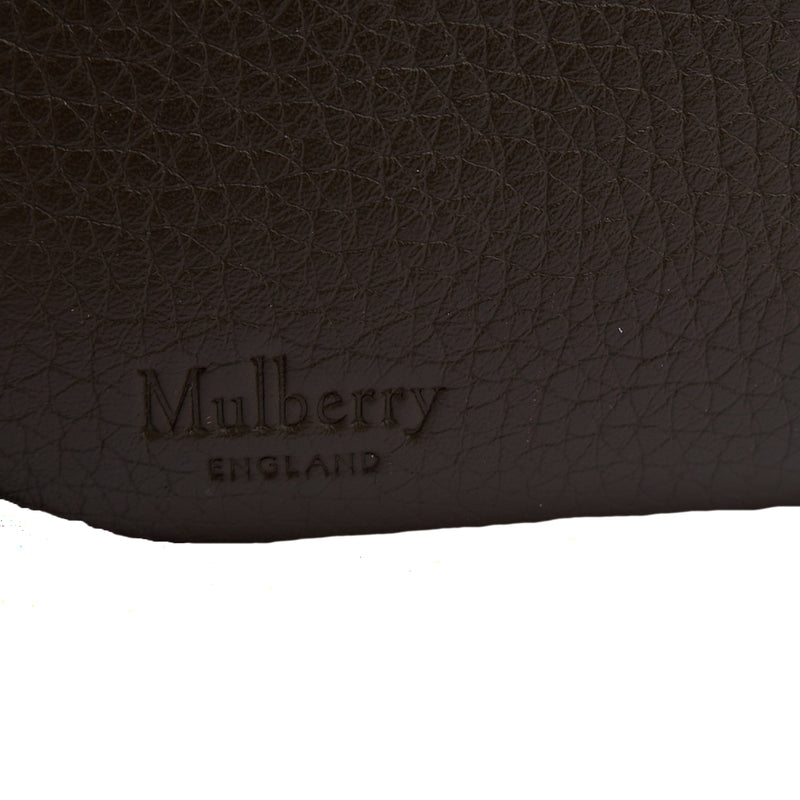 Picture of Mulberry Cross Body Urban Zipped Reporter in Khaki Meadow, Calfskin Leather
