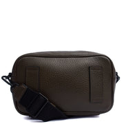 Picture of Mulberry Cross Body Urban Zipped Reporter in Khaki Meadow, Calfskin Leather