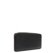 Picture of Mulberry Wallet Zip Around Wallet - Medium in Black, Calfskin Leather