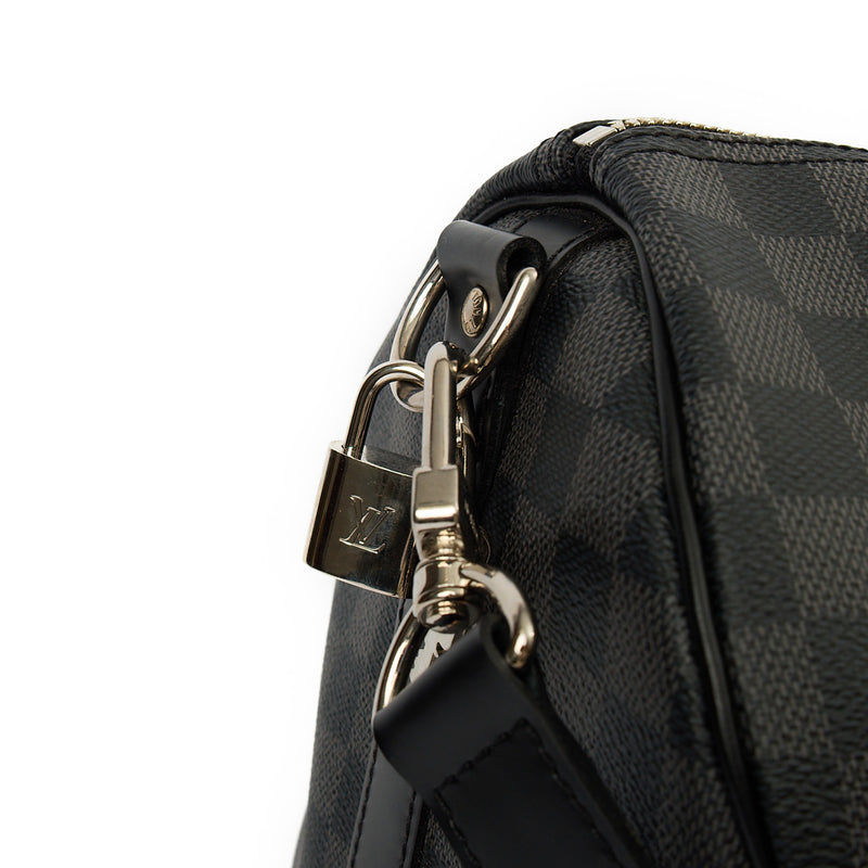 Picture of Louis Vuitton Soft Sided Keepall 45 Bandouliere in Damier Ebene, Canvas