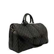Picture of Louis Vuitton Soft Sided Keepall 45 Bandouliere in Damier Ebene, Canvas