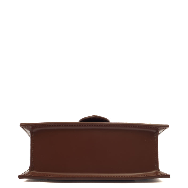 Picture of Jacquemus Mini Bag Le Bambino in Brown, Leather