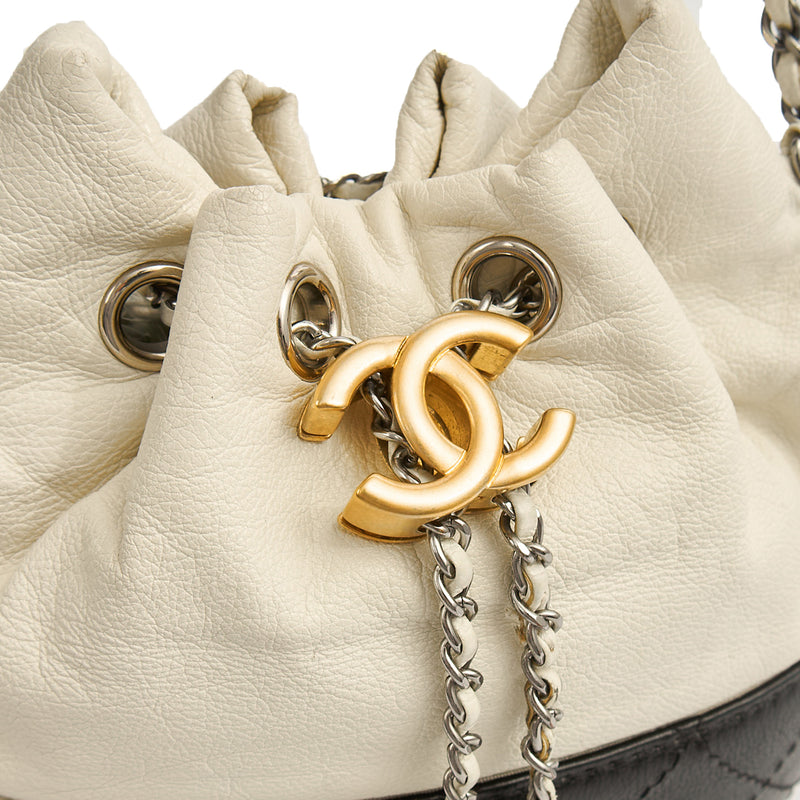 Picture of Chanel Bucket Bag Gabrielle Bucket Bag in White, Calfskin Leather