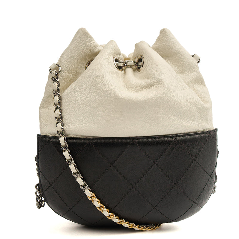 Picture of Chanel Bucket Bag Gabrielle Bucket Bag in White, Calfskin Leather