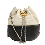 Picture of Chanel Bucket Bag Gabrielle Bucket Bag in White, Calfskin Leather