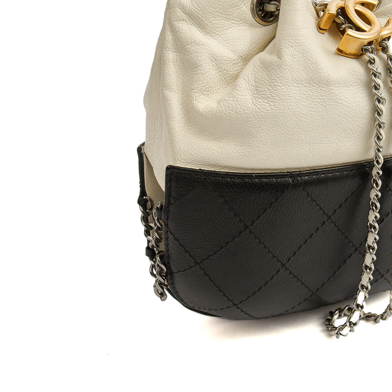 Picture of Chanel Bucket Bag Gabrielle Bucket Bag in White, Calfskin Leather