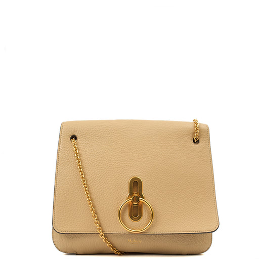Picture of Mulberry Shoulder Bag Marloes Satchel in Brown, Calfskin Leather