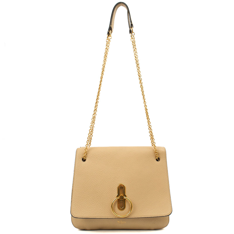 Picture of Mulberry Shoulder Bag Marloes Satchel in Brown, Calfskin Leather