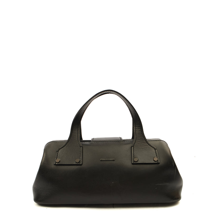 Picture of Gucci Top Handle Vintage Shoulder Bag in Black, Leather
