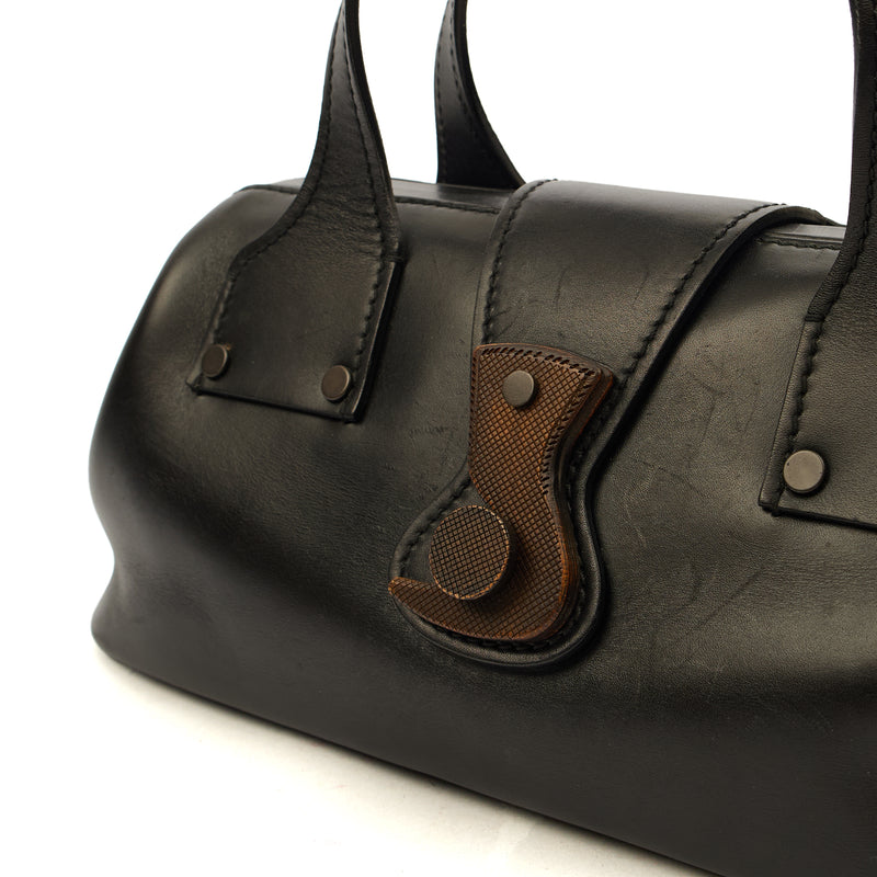 Picture of Gucci Top Handle Vintage Shoulder Bag in Black, Leather