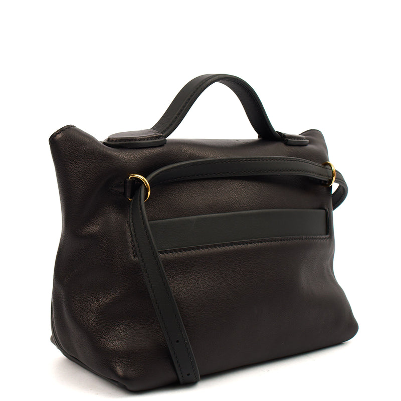 Picture of Hermes Cross Body 24 / 24 - 21 in Black, Swift Leather