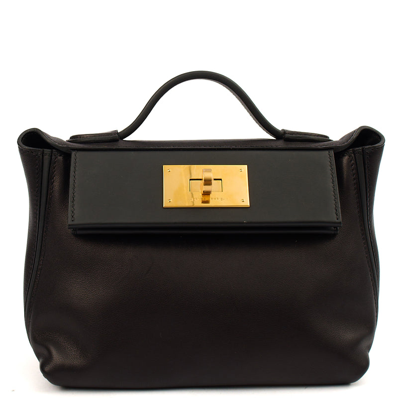 Picture of Hermes Cross Body 24 / 24 - 21 in Black, Swift Leather