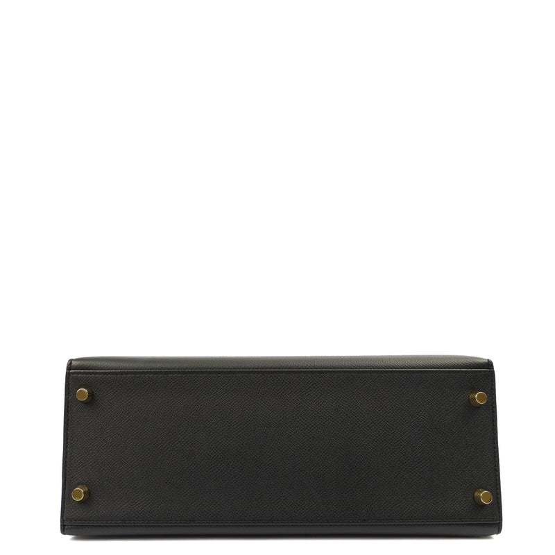 Picture of Hermes Top Handle Kelly 28 in Black, Epsom Leather