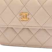 Picture of Chanel Cross Body Pearl Crush Square Flap Bag - Mini in Cream, Lambskin Leather