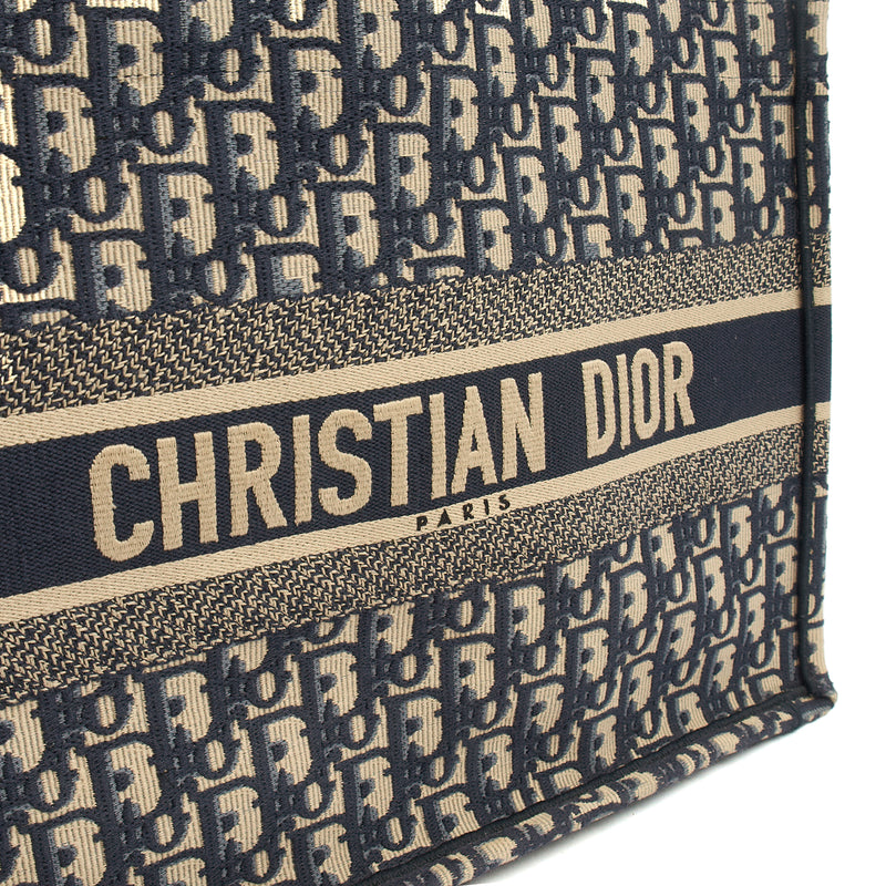 Picture of Christian Dior Tote Book Tote - Large in Blue, Fabric