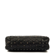 Picture of Valentino Shoulder Bag Rockstud Spike Medium in Black, Calfskin