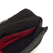 Picture of Valentino Shoulder Bag Rockstud Spike Medium in Black, Calfskin