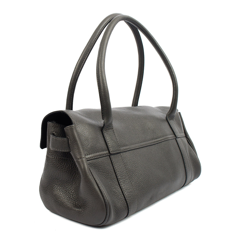 Picture of Mulberry Shoulder Bag Bayswater East West in Ebony, Leather