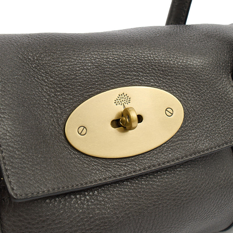 Picture of Mulberry Shoulder Bag Bayswater East West in Ebony, Leather