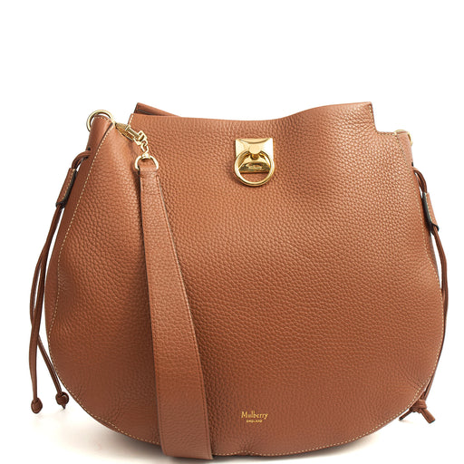 Picture of Mulberry Tote Iris Hobo in Oak, Calfskin Leather