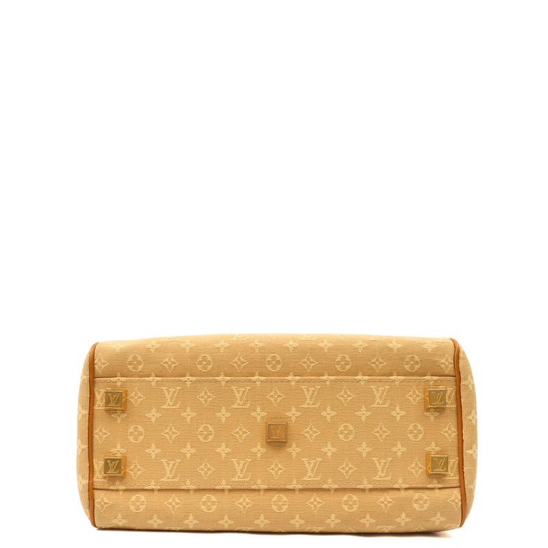 Picture of Louis Vuitton Top Handle Josephine PM in Mini Lin Beige, Leather