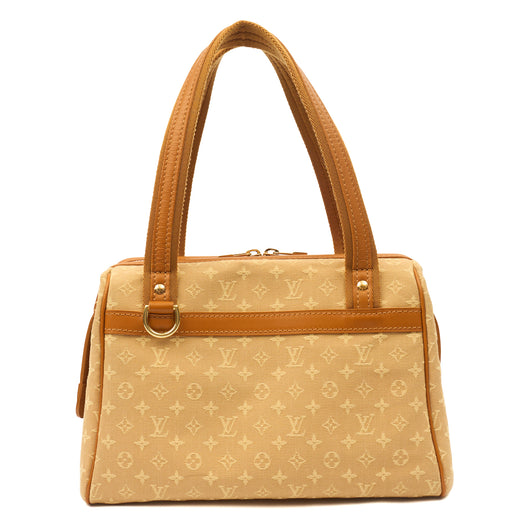 Picture of Louis Vuitton Top Handle Josephine PM in Mini Lin Beige, Leather