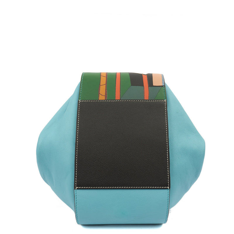 Picture of Loewe Tote Hammock - Medium in Multi, Leather
