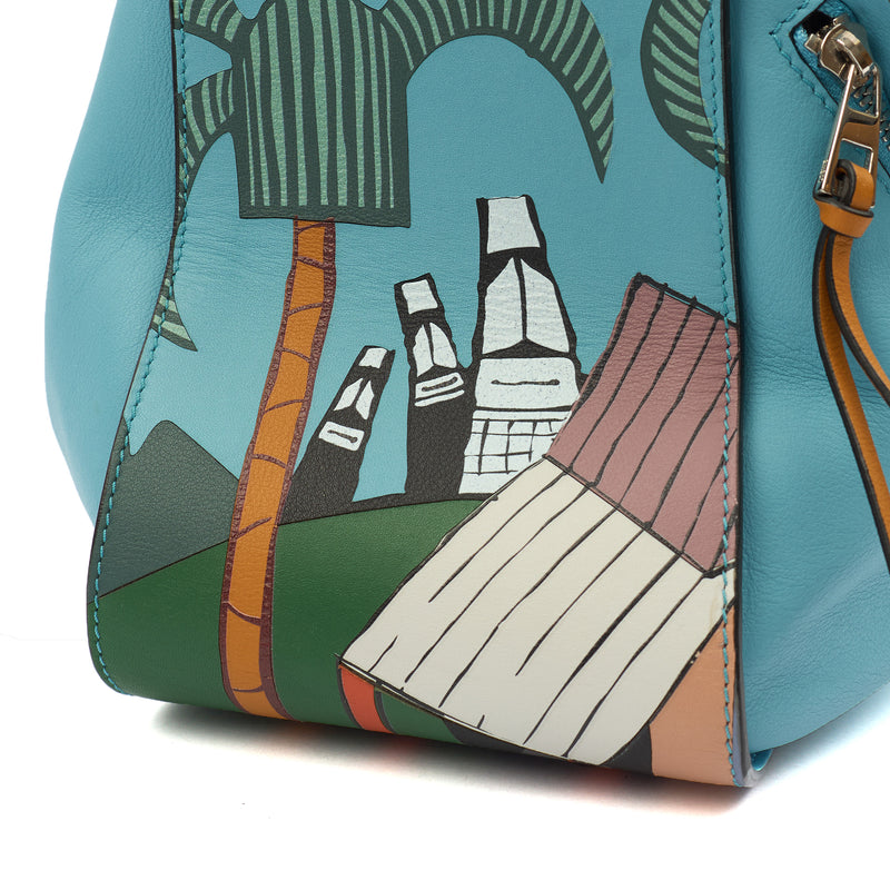 Picture of Loewe Tote Hammock - Medium in Multi, Leather