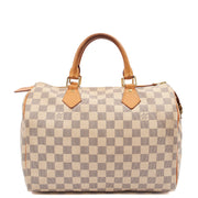 Picture of Louis Vuitton Tote Speedy 30 in Damier Azur, Canvas