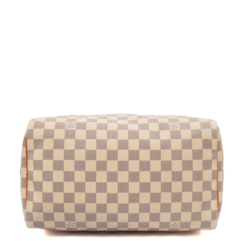 Picture of Louis Vuitton Tote Speedy 30 in Damier Azur, Canvas