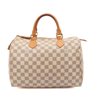 Picture of Louis Vuitton Tote Speedy 30 in Damier Azur, Canvas