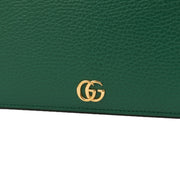 Picture of Gucci Cross Body Wallet On Chain  in Green, Leather