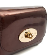 Picture of Mulberry Cross Body Lily - Mini  in Purple, Patent Leather