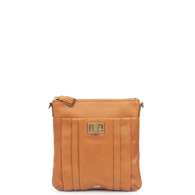 Picture of Anya Hindmarch Crossbody in Brown, Leather