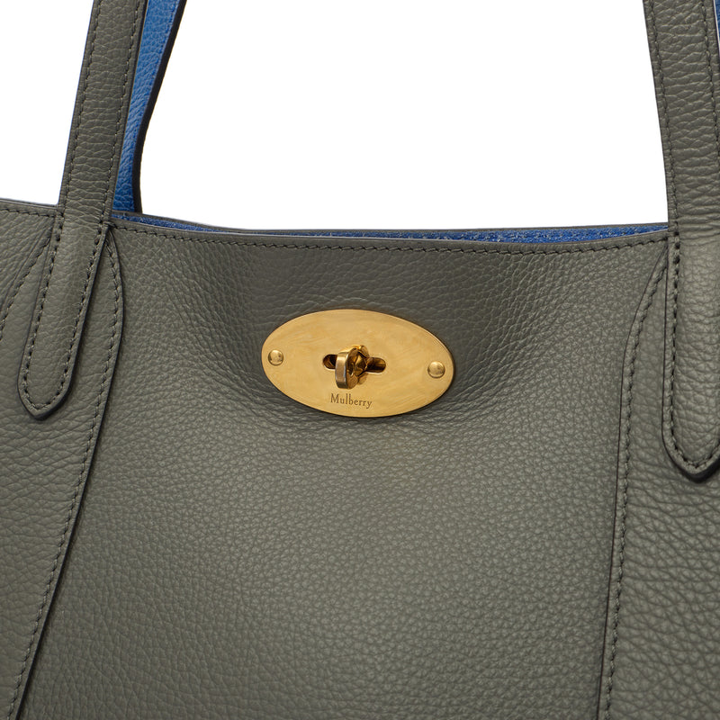 Picture of Mulberry Tote Bayswater Tote in Grey, Calfskin Leather