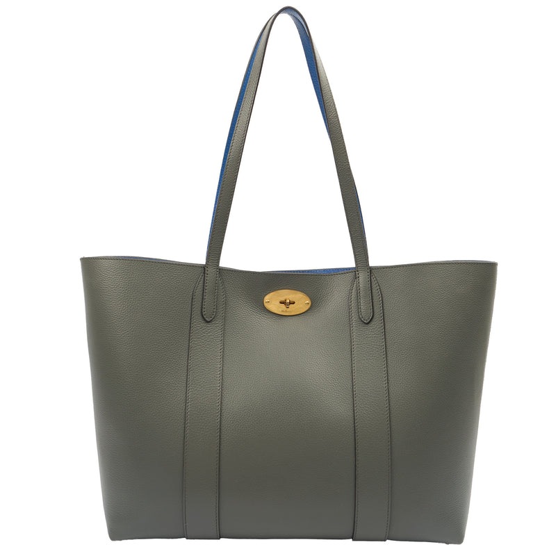Picture of Mulberry Tote Bayswater Tote in Grey, Calfskin Leather