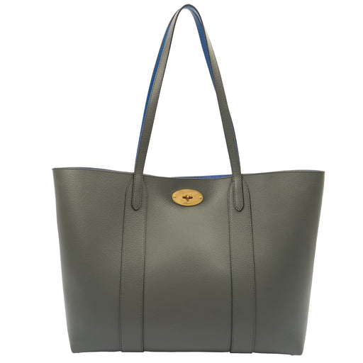 Picture of Mulberry Tote Bayswater Tote in Grey, Calfskin Leather