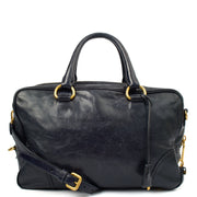 Picture of Prada Tote Shoulder Bag in Blue, Calfskin