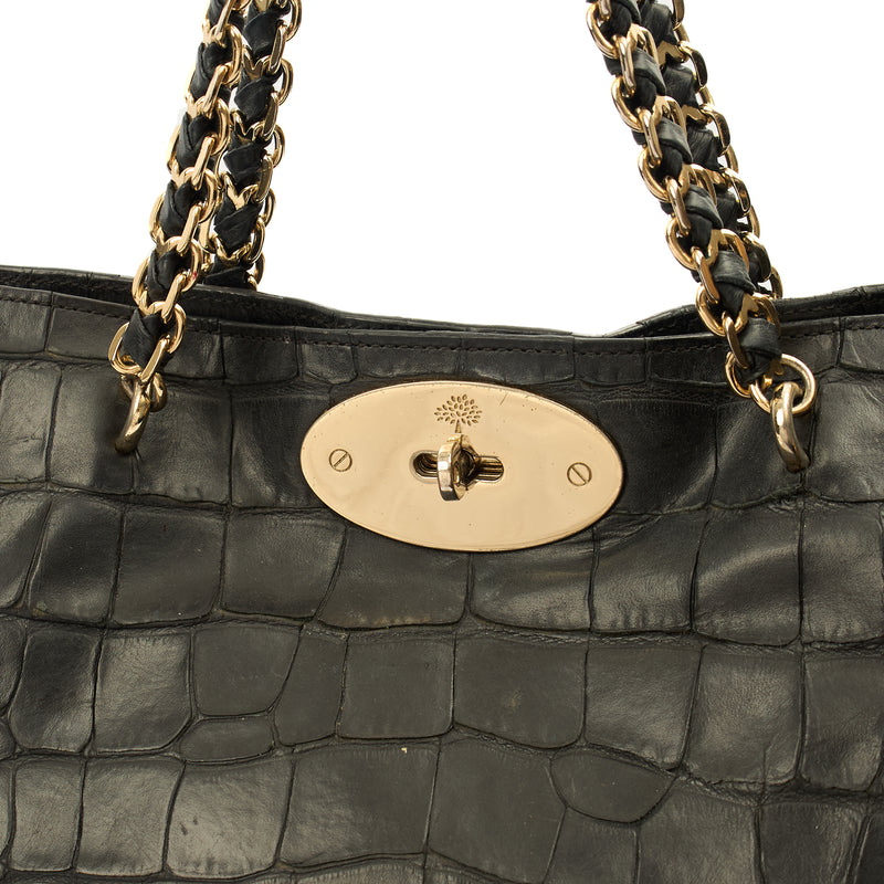 Picture of Mulberry Shoulder Bag Cecily Tote in Black, Leather
