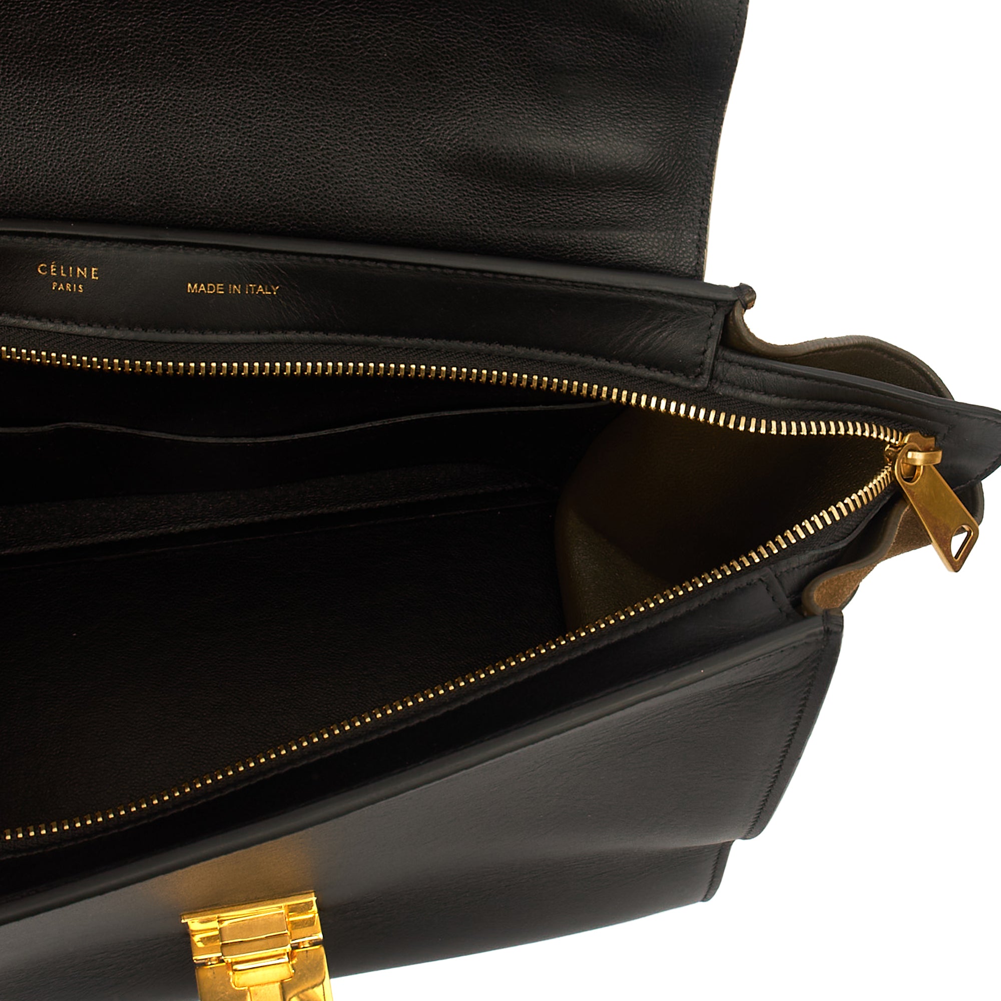 Celine Cross Body Trapeze - Medium in Neutral, Leather | The