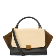 Picture of Celine Cross Body Trapeze - Medium in Neutral, Leather