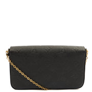 Picture of Louis Vuitton Cross Body Felicie Pochette in Black, Calfskin Leather