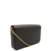 Picture of Louis Vuitton Cross Body Felicie Pochette in Black, Calfskin Leather